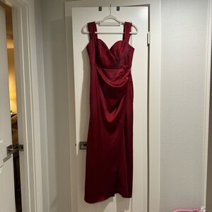 Azazie Bridesmaid Dress in Pomegranate